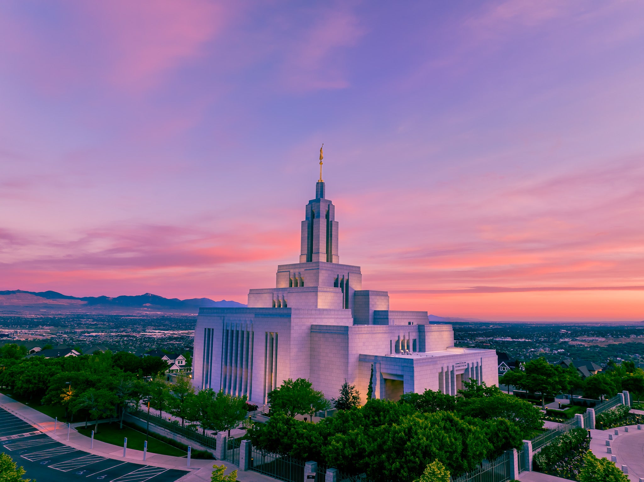 Sunset Serenity at the Draper Temple