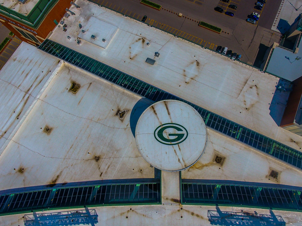 Top View of Lambeau Field – Green Bay Packers Legacy in Detail