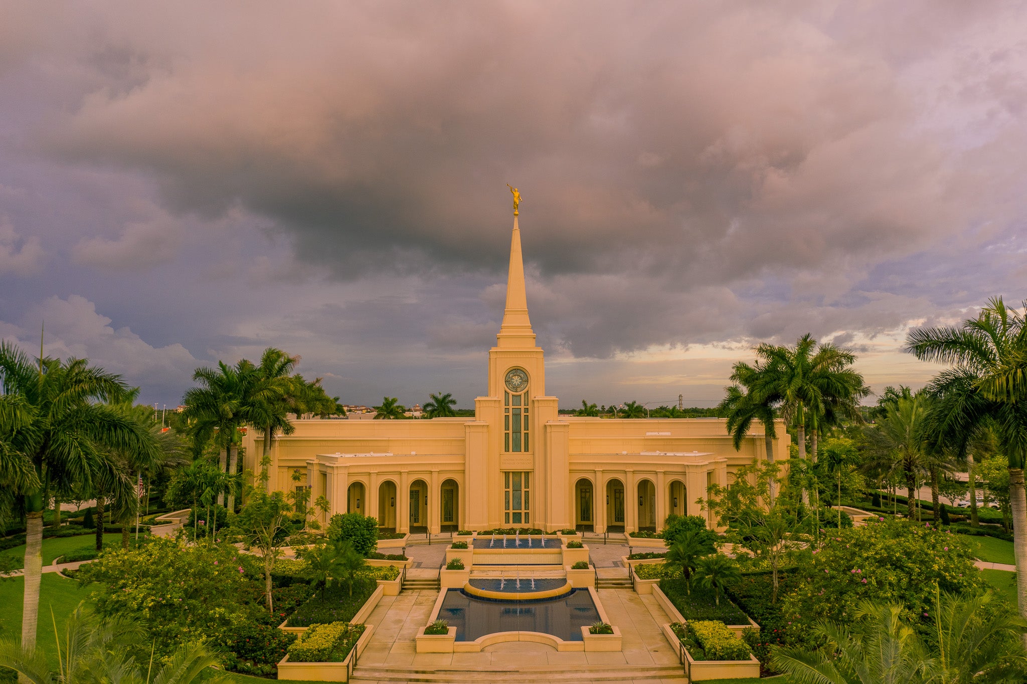 Steadfast and Immovable: The Fort Lauderdale Temple Amidst the Storm