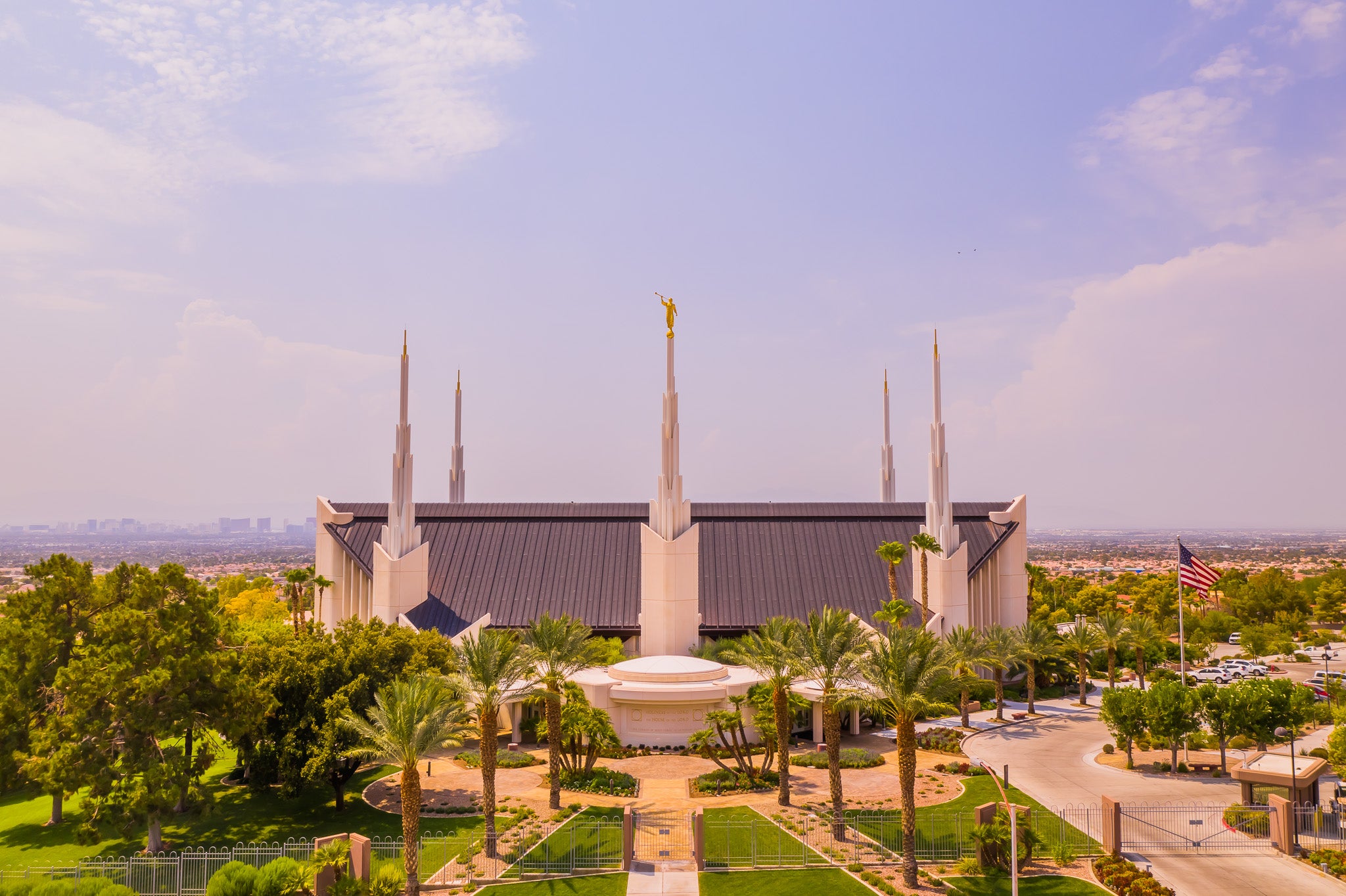Faith in Full Light: Las Vegas Temple by Day
