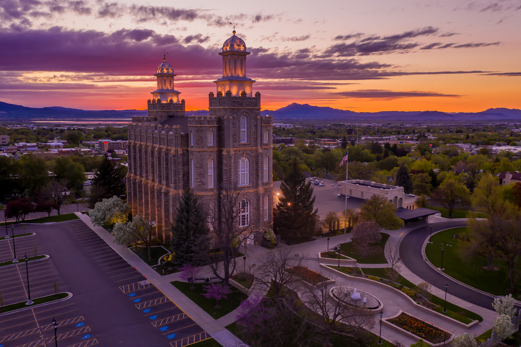 Stillness and Strength: A Temple in the Twilight