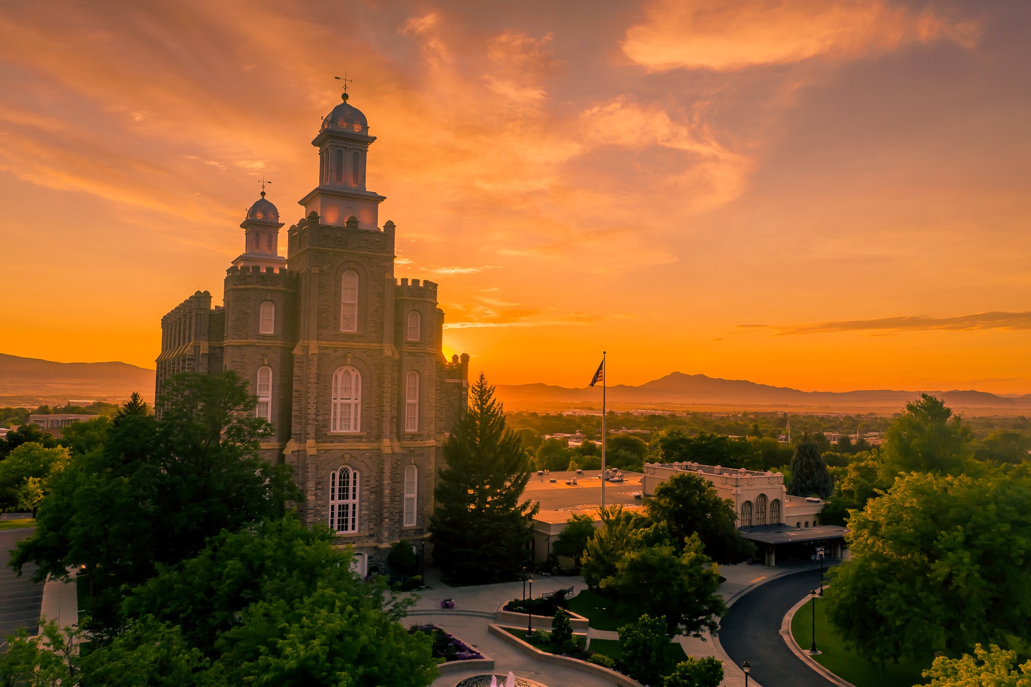 Rising with the Son: A Temple at Dawn