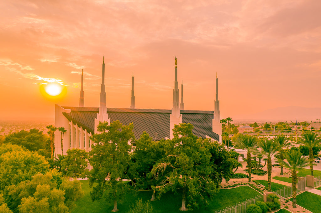 Sunset Covenant: Westward Glory at the Las Vegas Temple