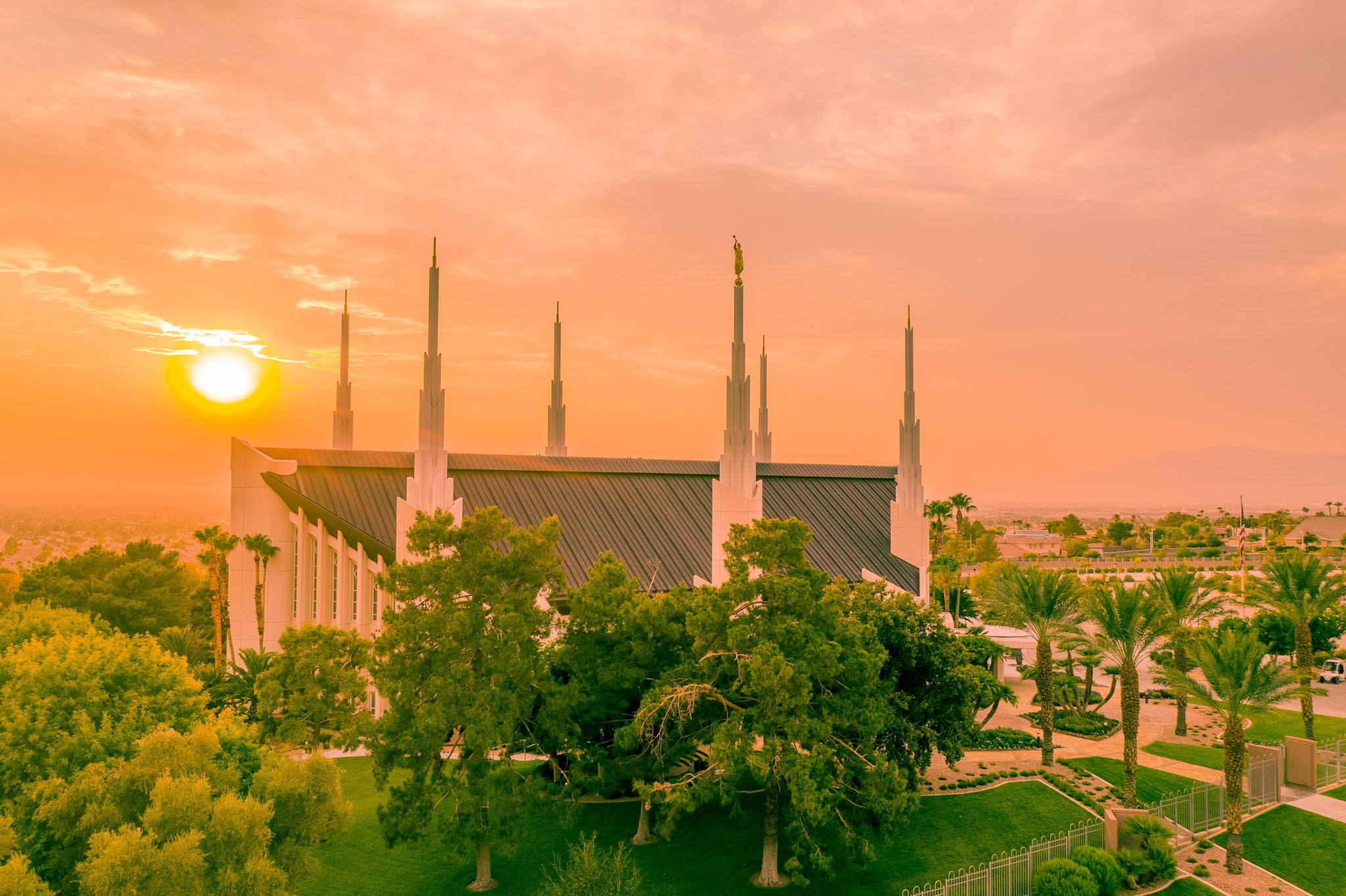 Sunset Covenant: Westward Glory at the Las Vegas Temple